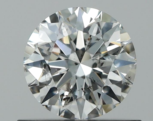 0.58 carat G-SI2 Excellent cut Natūralus Round Deimantas (1)