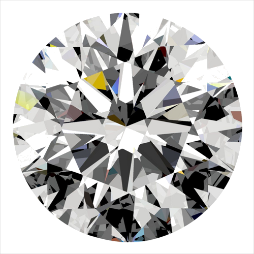 0.3 carat E-VVS1 Excellent cut Natūralus Round Deimantas (1)