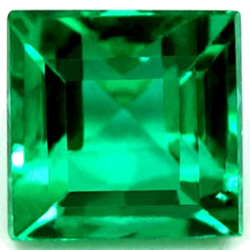 0.65 carat GREEN Square Smaragdas (1)