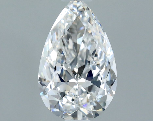 0.54 carat E-VS2 Natūralus Pear Deimantas (1)