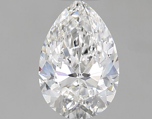 0.51 carat F-VS2 Natūralus Pear Deimantas (1)