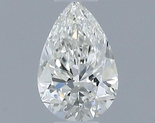 0.38 carat I-VVS1 Natūralus Pear Deimantas (1)