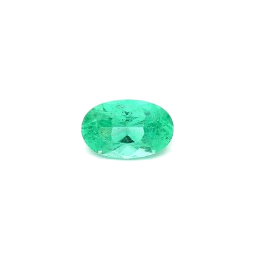 0.79 carat GREEN MODIFIEDBRILLIANT cut Oval Smaragdas (1)