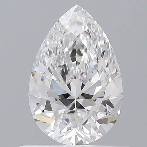 0.7 carat D-VS2 Natūralus Pear Deimantas (1)