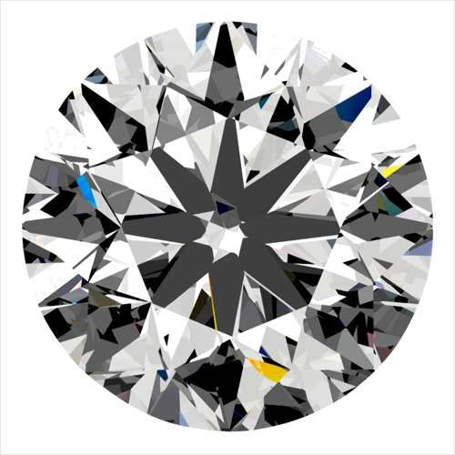 0.3 carat D-VS2 GD cut Natūralus Round Deimantas (1)