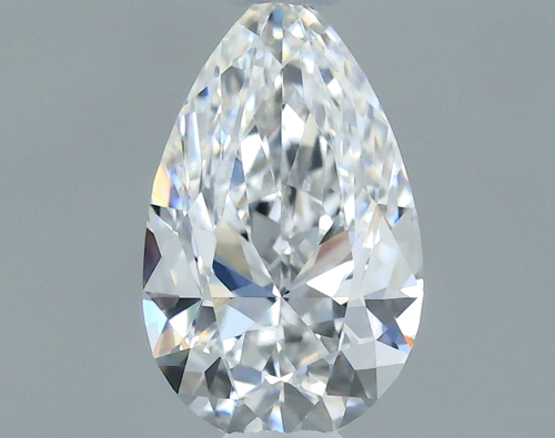 0.3 carat D-VS1 Natūralus Pear Deimantas (1)