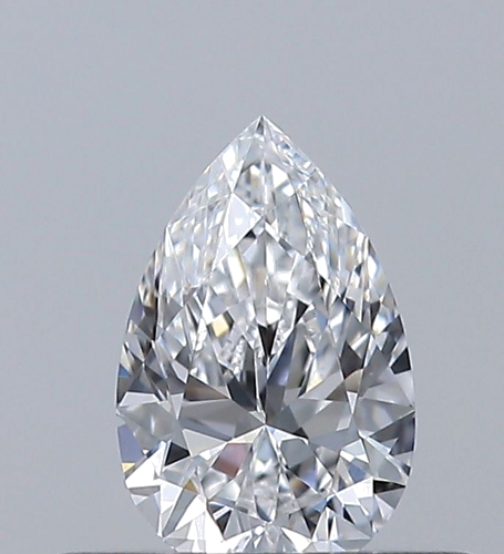 0.33 carat D-IF Natūralus Pear Deimantas (1)