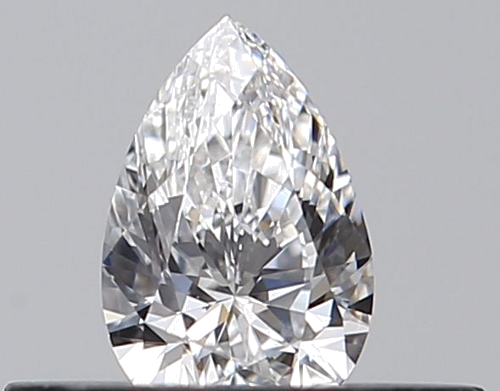 0.23 carat D-VVS2 Natūralus Pear Deimantas (1)