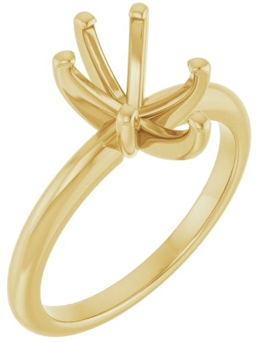 Sužadėtuvių Žiedas „Solitaire“ 585 Geltonojo Aukso Pear Shape 10mm x 7mm (1)