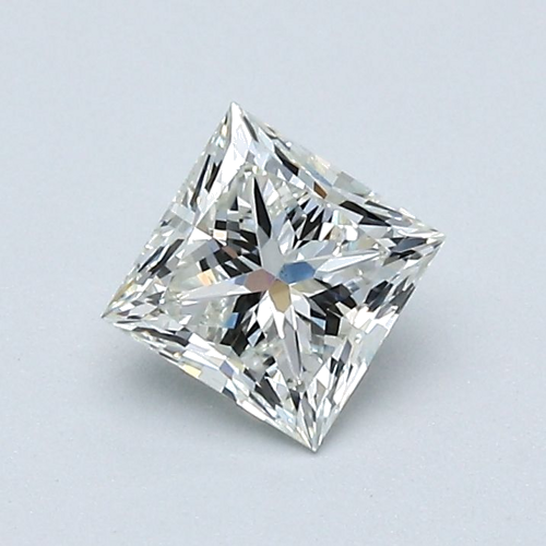 0.64 carat J-VVS2 Natūralus Princess Deimantas (1)