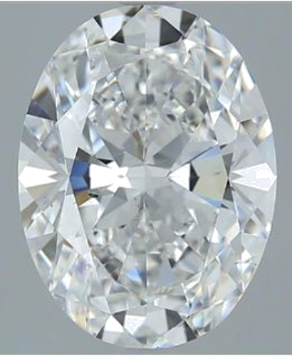 4.51 carat F-SI1 Natūralus Oval Deimantas (1)