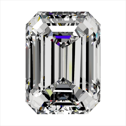 0.4 carat J-VS2 Natūralus Emerald Deimantas (1)