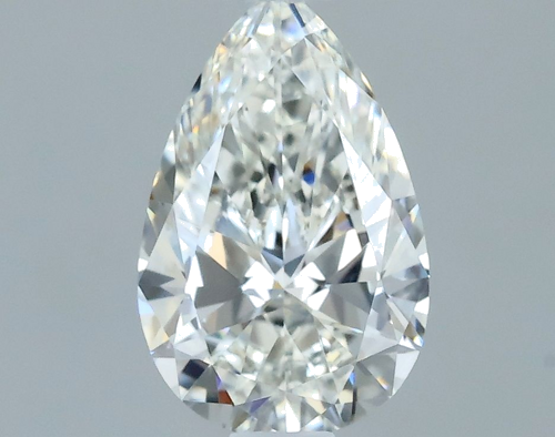 0.61 carat G-IF Natūralus Pear Deimantas (1)