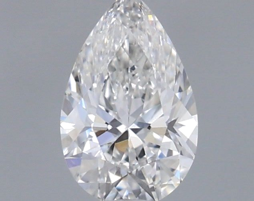 0.3 carat D-VS1 Natūralus Pear Deimantas (1)