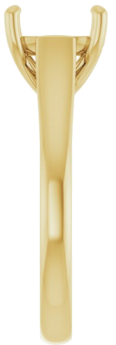 Sužadėtuvių Žiedas „Solitaire“ 14k yellow gold Cushion 8mm (4)