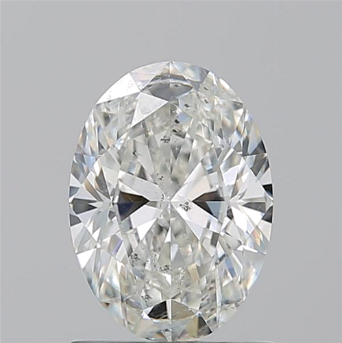 1.2 carat H-SI2 Natūralus Oval Deimantas (1)