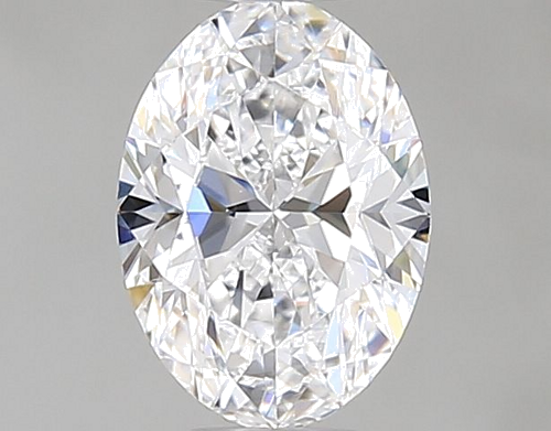 0.4 carat D-VVS2 Natūralus Oval Deimantas (1)