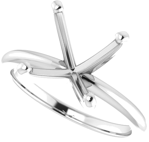 Sužadėtuvių Žiedas „Solitaire“ 585 Baltojo Aukso Asscher 9mm (5)