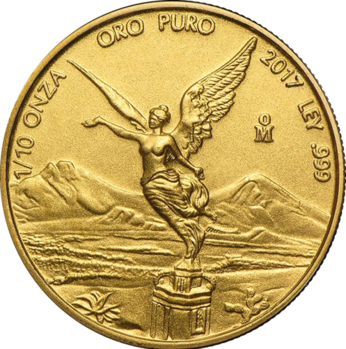 1/10 oz Ангел Свободы (Libertad) Мексика золотая монета (разные годы выпуска) (2)