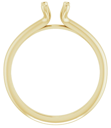 Sužadėtuvių Žiedas „Solitaire“ 585 Geltonojo Aukso Round 6mm (2)