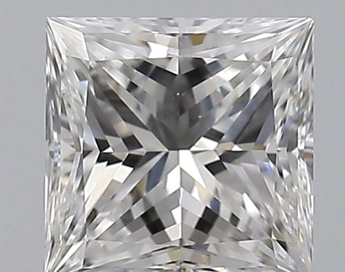0.49 carat E-VS2 Natūralus Princess Deimantas (1)