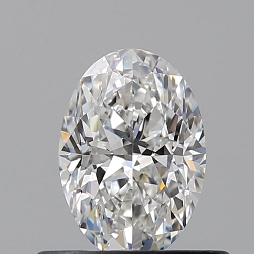 0.5 carat F-VVS2 Natūralus Oval Deimantas (1)