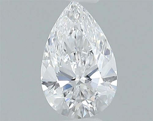 0.3 carat D-VVS2 Natūralus Pear Deimantas (1)