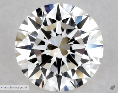 0.41 carat G-VVS2 Excellent cut Natūralus Round Deimantas (1)