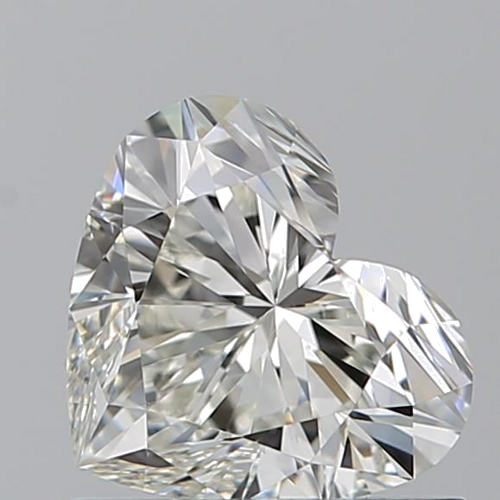 0.9 carat J-VS1 Natūralus Heart Deimantas (1)