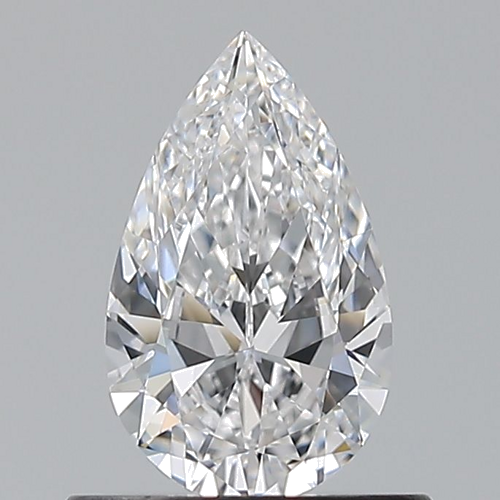 0.55 carat D-VS1 Natūralus Pear Deimantas (1)