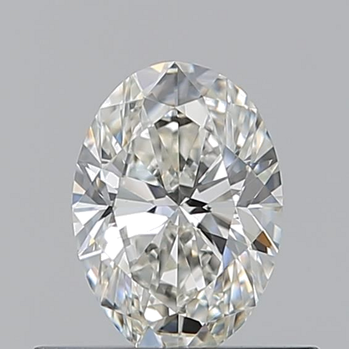 0.5 carat I-VS1 Natūralus Oval Deimantas (1)