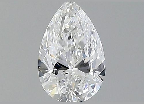 0.54 carat F-VVS2 Natūralus Pear Deimantas (1)