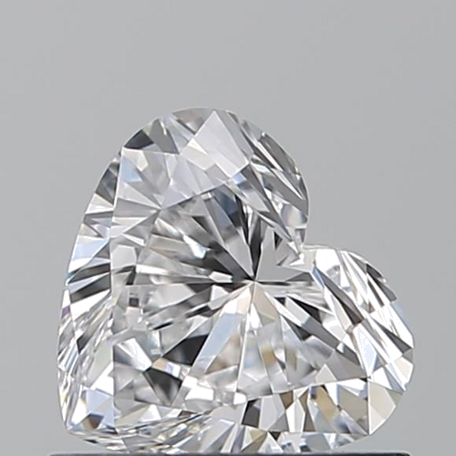 0.7 carat D-VVS1 Natūralus Heart Deimantas (1)