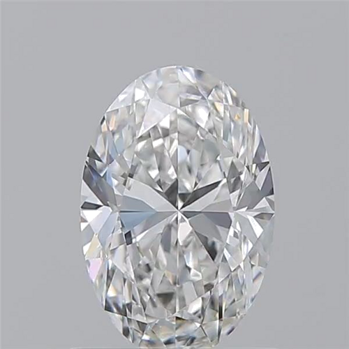 0.9 carat F-VVS2 Natūralus Oval Deimantas (1)