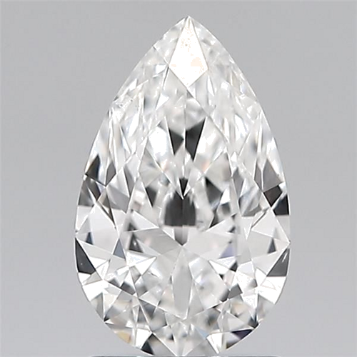 1.23 carat F-VS2 Natūralus Pear Deimantas (1)