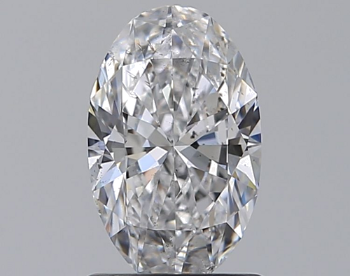 0.96 carat D-SI2 Natūralus Oval Deimantas (1)