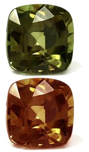 0.62 carat GREEN Cushion Alexandrite (1)