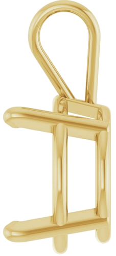 Pakabukas „Round 4-Prong Basket“ 14k yellow gold Round 12.5mm (3)