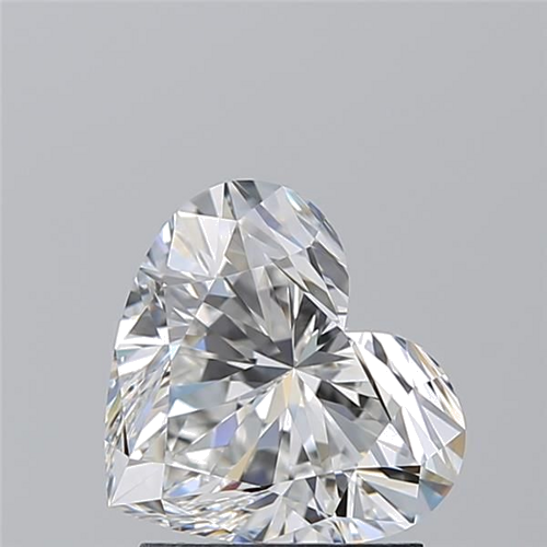 1.72 carat F-VVS2 Natūralus Heart Deimantas (1)