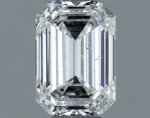 0.64 carat F-SI1 Natūralus Emerald Deimantas (1)