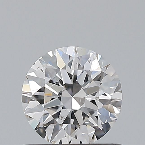 0.61 carat F-SI2 Excellent cut Natūralus Round Deimantas (1)