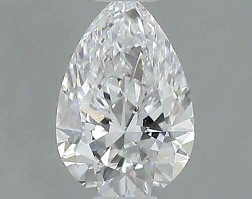 0.3 carat D-VVS2 Natūralus Pear Deimantas (1)