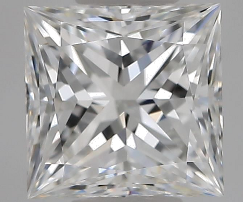 1.06 carat F-IF Natūralus Princess Deimantas (1)