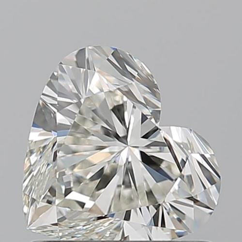 0.9 carat J-VS1 Natūralus Heart Deimantas (1)