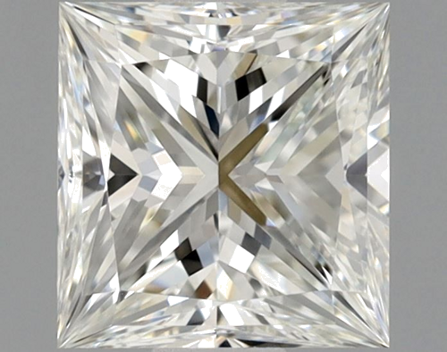 0.71 carat H-VVS1 Natūralus Princess Deimantas (1)