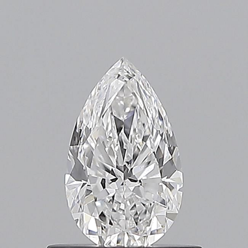 0.6 carat D-VS2 Natūralus Pear Deimantas (1)