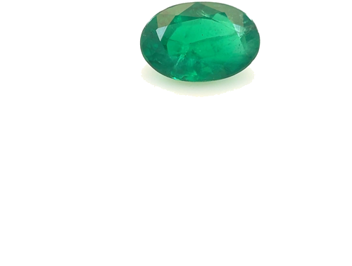 0.38 carat GREEN Oval Smaragdas (1)