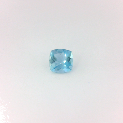 0.42 carat BLUE Cushion Aquamarine (1)