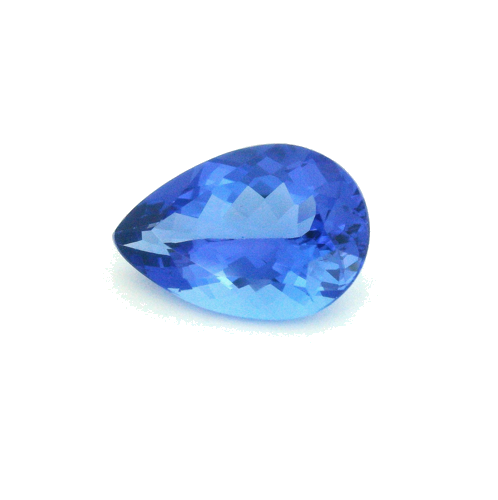 4.23 carat BLUE Pear Tanzanite (1)