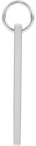 Sterling Silver Engravable Bar Pendant Mounting (2)